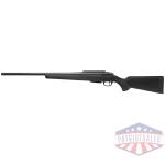 savage 334 308win 20" matte - black/black syn stock