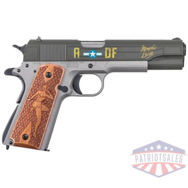 auto-ordnance 1911 45acp 5" - memphis belle special edition