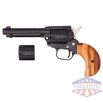 HERITAGE 22LR/WMR COMBO 4.75" - BLUED COCOBOLO BIRDSHEAD GRIPS