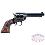 HERITAGE 22/22WMR COMBO 4.75" - BLUED/C.COLORED LAMINATE GRIPS