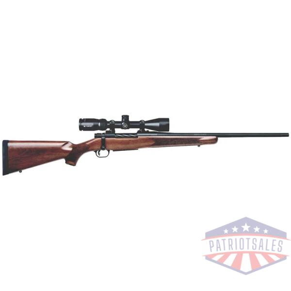 mossberg patriot 400 legend - 20" threaded 3-9x40 mat walnut