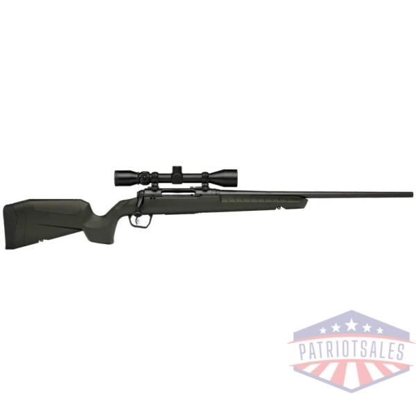 savage axis 2 xp 7mm-08" 22" - w/3-9x40 matte/green