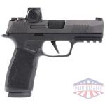 SIG P365X MACRO 9MM 3.7" - ROMEO-X (2)17RD POLYMER/BLACK