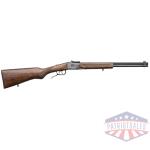CHIAPPA DOUBLE BADGER O/U - 22WMR & 410 BLUED WOOD