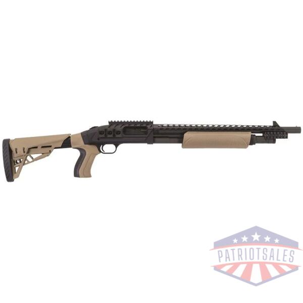 mossberg 500 ati tactical 12ga - 3" 18.5" 6rd blued/fde (talo)