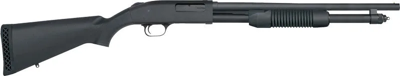 G50698_1.Webp Mossberg 590 persuader 20ga 3" - 18. 5" 6rd blued synthetic - image 1