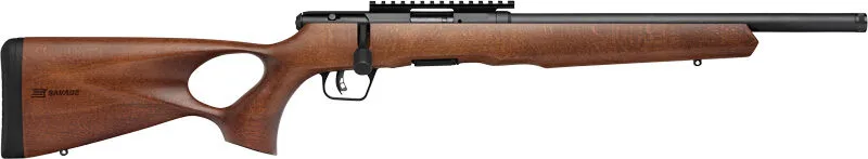G70817 Savage b17 timber thumbhole - 17hmr 18" 10rd blued/wood - image 1
