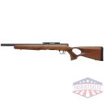 SAVAGE B17 TIMBER THUMBHOLE - 17HMR 18" 10RD BLUED/WOOD - Image 2