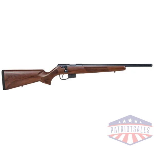 anschutz 1761 d hb 22lr - 18" tb blued/walnut classic