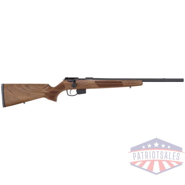 anschutz 1761 d hb 17hmr - 20" blued/walnut classic