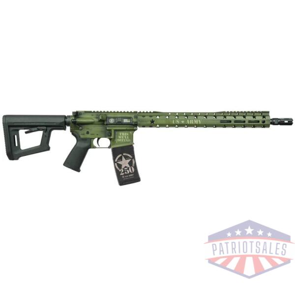 black rain spec15 army 250th - custom 5.56 bazooka green 30rd