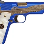 IVER JOHNSON EAGLE MAJESTIC - 1911 45ACP 8RD ENGRAVED GOLD