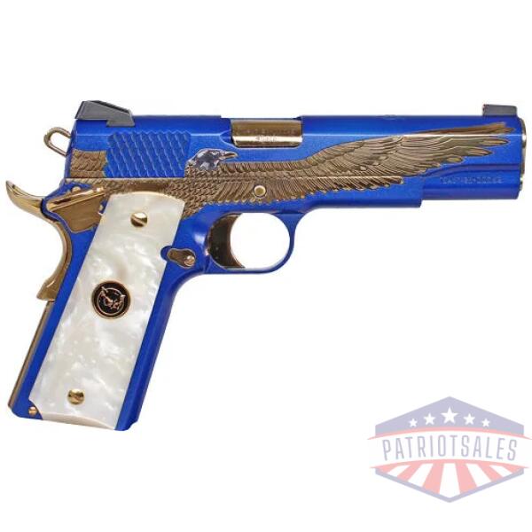 iver johnson eagle majestic - 1911 45acp 8rd engraved gold