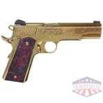iver johnson eagle noble wp - 1911 45acp 8rd gold/ex. wood