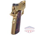 iver johnson eagle noble wp - 1911 45acp 8rd gold/ex. wood