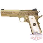 iver johnson eagle noble wp - 1911 45acp 8rd engraved gold
