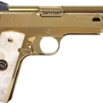 IVER JOHNSON GOLDEN EAGLE - 1911 45ACP 8RD POLISHED GOLD