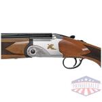 iver johnson 600 o/u 12ga 3" - 28"vr matte blonde wood