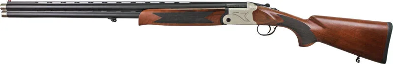 Gij60012Lw28S_1.Webp Iver johnson 600lw o/u 12ga 3" - 28"vr silver black walnut - image 1