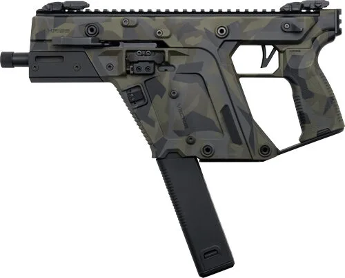 Gkv903Pwd00 Kriss vector sdp g3 pistol 9mm - 5. 5" threaded 40rd woodland - image 1
