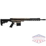 glfa ar10 rifle 308 win 18" - nitride bbl desert flag 10-rds