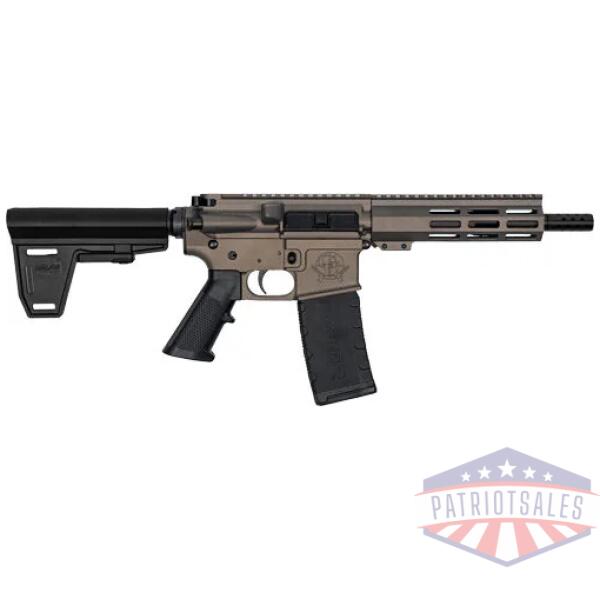 glfa ar15 pistol w/brace 223 - wylde 7.5" nitride tungsten