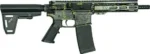 GLFA AR15 PISTOL 223 WYLDE - BUNDLE W/ 5 KNIVES LICHEN BLK
