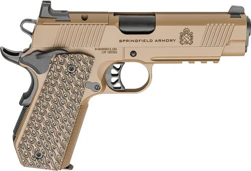 Gpc9124Lrcbccao Springfield 1911 trp 45acp aos - 4. 25" 7rd coyote brown - image 1