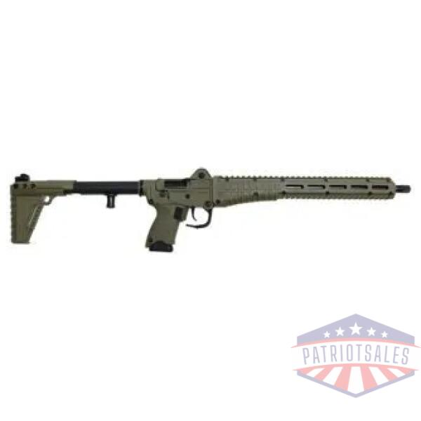 kel-tec sub-2000 gen3 9mm 15rd - multi mag 9mm green