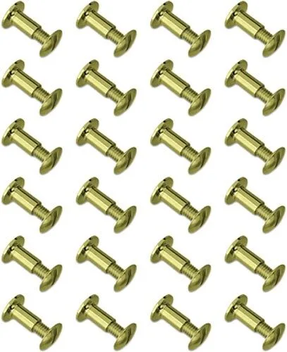 Gthm61 Grovtec brass chicago screws - 24-pack - image 1
