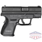SPRINGFIELD XD SUB-COMPACT 9MM - 3" 10RD ESSENTIALS PACKAGE