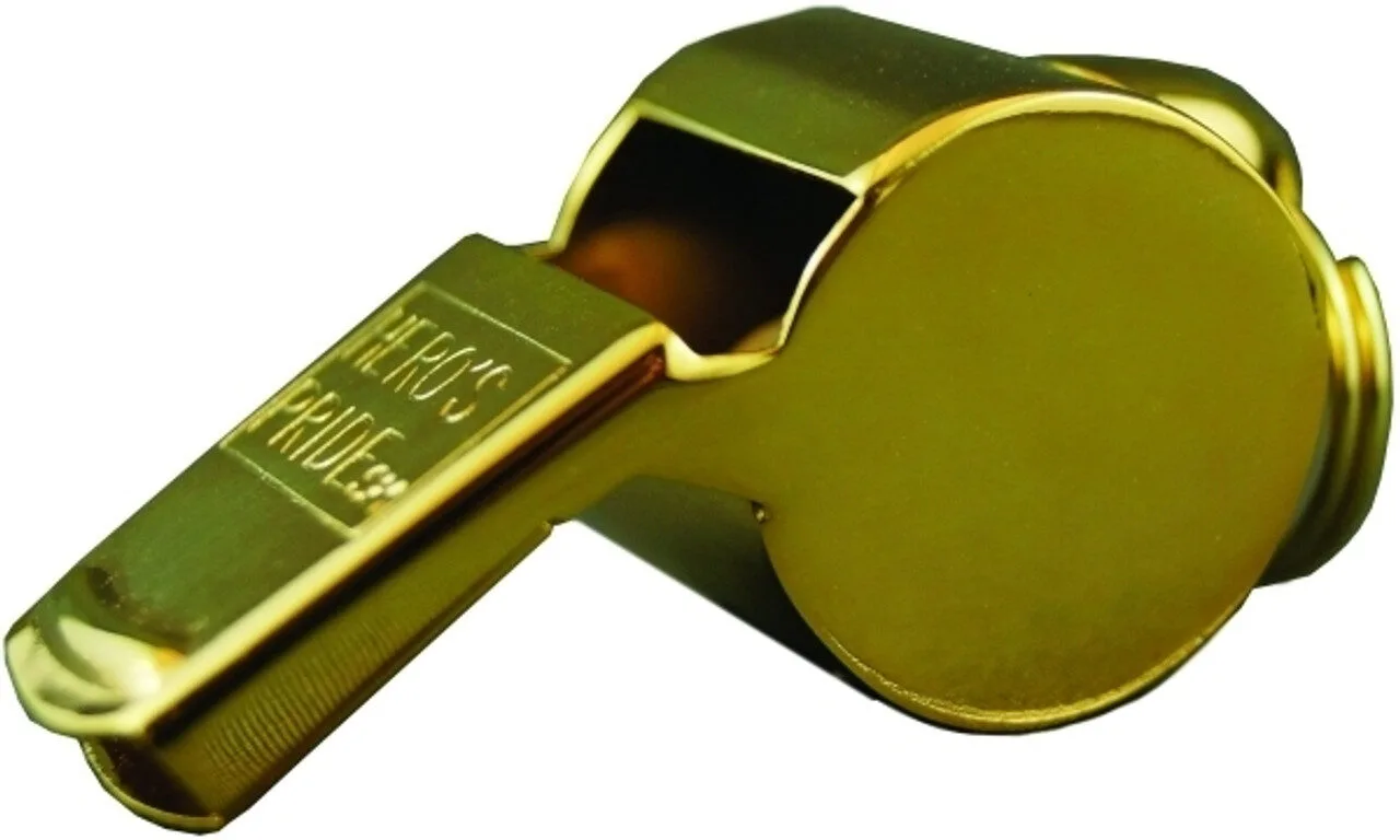 Hero-4010G.webp Standard issue whistle - gold - image 1