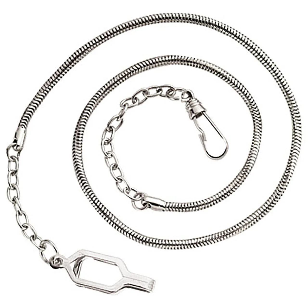 Hero-4014N.webp Whistle chain w/ epaulette clasp - image 1