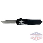 TEMPLAR KNIFE LARGE OTF COME - AND TAKE IT AR 3.5" SILVER BLD