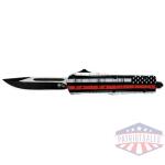 templar knife large otf back - the red 3.5" blk drop point