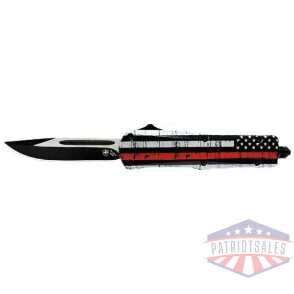 templar knife large otf back - the red 3.5" blk drop point