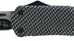 TEMPLAR KNIFE LARGE OTF CARBON - FIBER 3.5" BLACK TANTO
