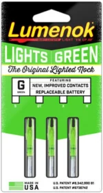 LUMENOK LIGHTED NOCK - GT-SERIES GREEN 3PK - Image 4