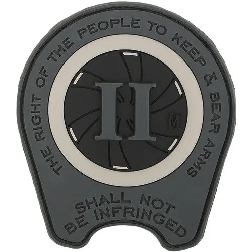 Mxp-Pvcpatch-Rtbas Right to bear arms 1911 barrel bushing morale patch - image 1