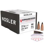 NOSLER BULLETS 22 CAL .224 - 40GR VARMAGEDDON TIPPED 100CT