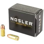 NOSLER ASP 9MM 115GR HG JHP 20/400