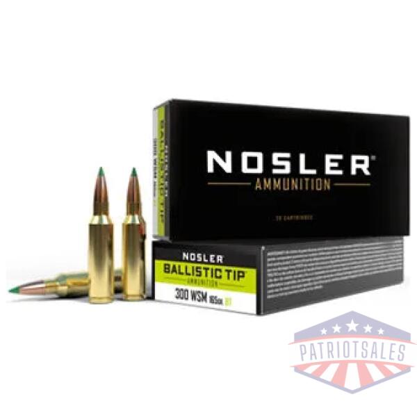 nosler bta 300wsm 165gr bt sp 20/200