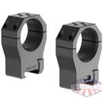 audere scope rings psr 30mm - gen iii w/level high black