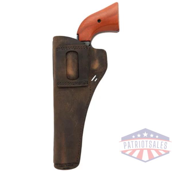 versacarry rvlvr hlstr owb lth - rh .22 cal sa 6.5" ug dis brn