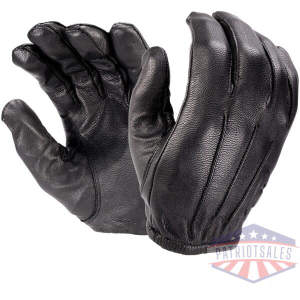 resister all-leather, cut-resistant police duty glove w/ kevlar