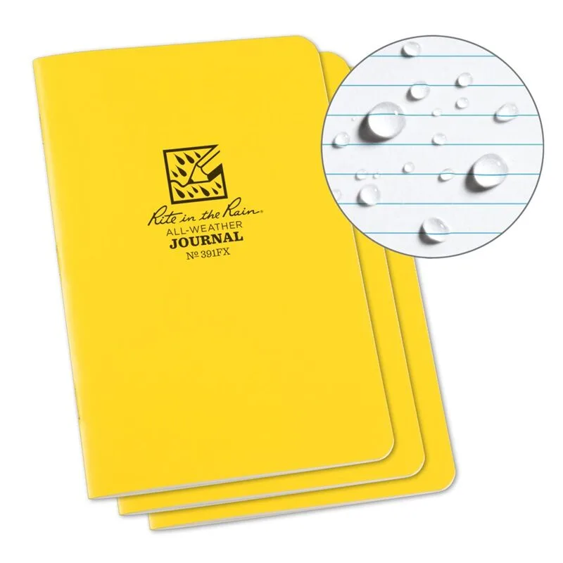 Rir-391Fx Fabrikoid stapled notebook - 4. 625 x 7 journal - 3 pack - image 1