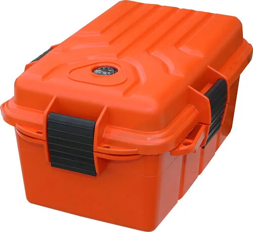 S107435_1.Webp Mtm survivor dry box - large 10"x7"x5" orange - image 1