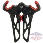 TRUGLO MINI BOW STAND BOW-JACK - 5.8" BLACK/RED