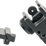 JE FIXED FRONT/REAR SIGHT - 45 DEGREE OFFSET ALUMINUM BLK
