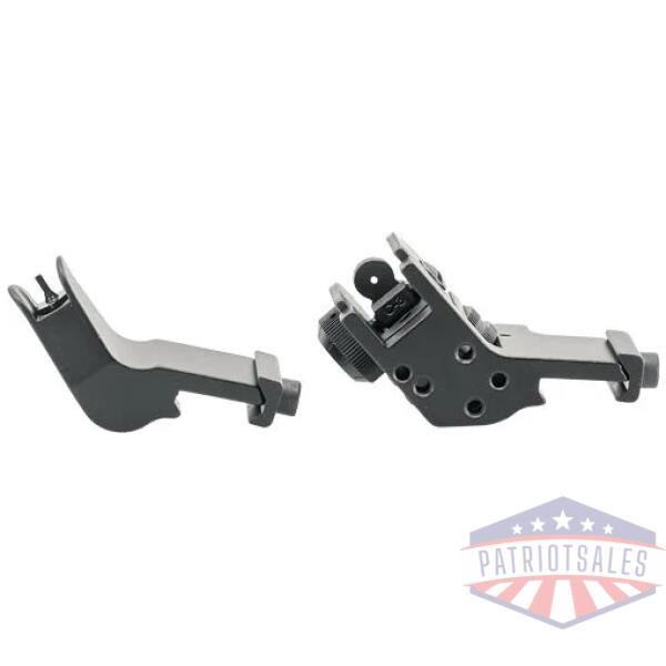 je fixed front/rear sight - 45 degree offset aluminum blk